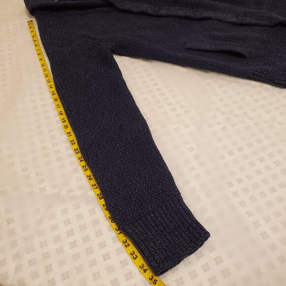 Banana Republic Men's 5-Button Shawl Cardigan Merino Wool-Blend - XL TALL - Picture 13 of 15